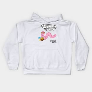 compost worm (vacation) Kids Hoodie